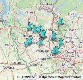 Mappa Via Achille Grandi, 20027 Rescaldina MI, Italia (9.0575)