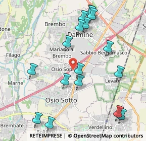 Mappa 24044 Osio Sopra BG, Italia (2.30824)