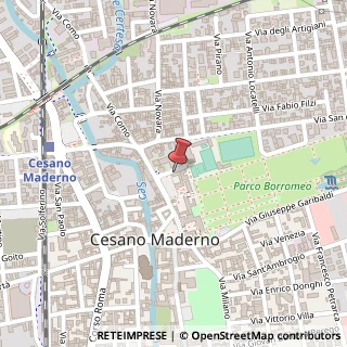 Mappa Via Cesare Cantù, 12/A, 20811 Cesano Maderno, Monza e Brianza (Lombardia)