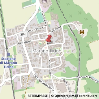 Mappa Via Dante Alighieri, 7, 28040 Marano Ticino, Novara (Piemonte)