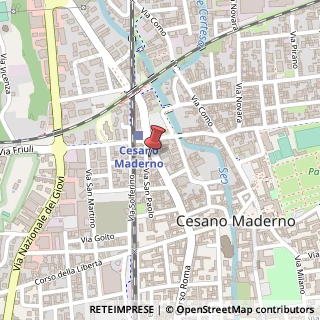 Mappa Via Alessandro Volta, 61, 20811 Cesano Maderno, Monza e Brianza (Lombardia)
