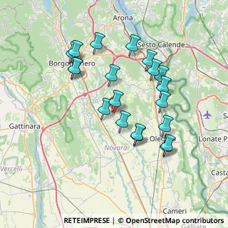 Mappa Via Alessandro Volta, 28019 Suno NO, Italia (7.018)