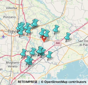 Mappa Via Ugo Perinotto, 31056 Roncade TV, Italia (6.79368)