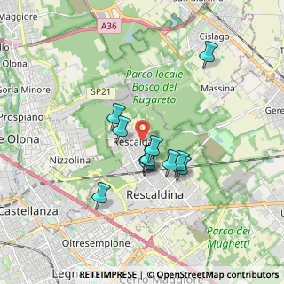 Mappa Via L. Einaudi, 20027 Rescaldina MI, Italia (1.37545)
