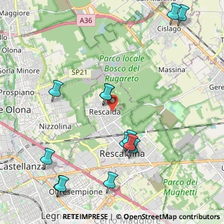 Mappa Via L. Einaudi, 20027 Rescaldina MI, Italia (2.50538)