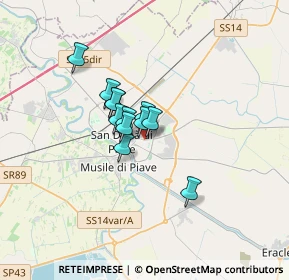 Mappa Via Cardarelli, 30027 San Donà di Piave VE, Italia (1.9575)
