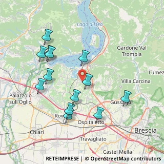 Mappa 25050 Provaglio d'Iseo BS, Italia (7.81462)