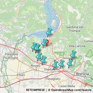 Mappa 25050 Provaglio d'Iseo BS, Italia (6.71182)