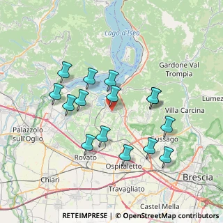 Mappa 25050 Provaglio d'Iseo BS, Italia (6.87467)