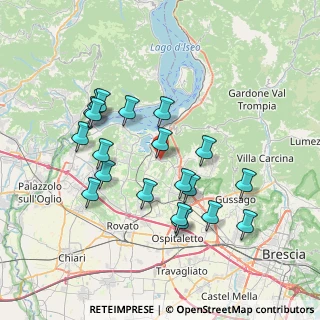 Mappa 25050 Provaglio d'Iseo BS, Italia (7.128)