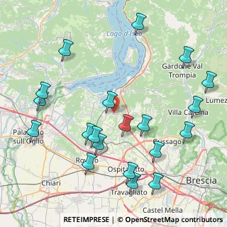 Mappa 25050 Provaglio d'Iseo BS, Italia (9.785)