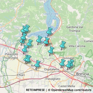 Mappa 25050 Provaglio d'Iseo BS, Italia (7.77294)