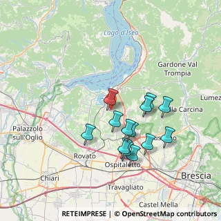 Mappa 25050 Provaglio d'Iseo BS, Italia (6.49923)