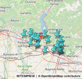 Mappa 25050 Provaglio d'Iseo BS, Italia (11.2375)