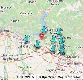 Mappa 25050 Provaglio d'Iseo BS, Italia (12.45333)
