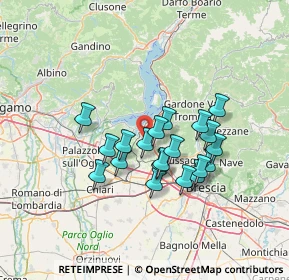 Mappa 25050 Provaglio d'Iseo BS, Italia (10.942)