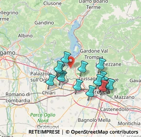 Mappa 25050 Provaglio d'Iseo BS, Italia (12.39533)