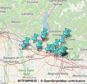 Mappa 25050 Provaglio d'Iseo BS, Italia (11.95)
