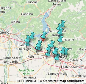 Mappa 25050 Provaglio d'Iseo BS, Italia (11.51526)