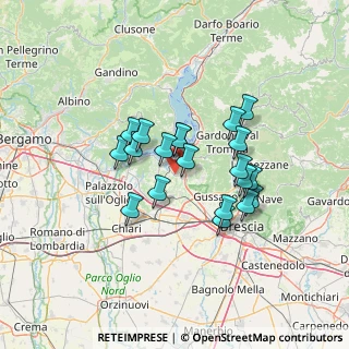 Mappa 25050 Provaglio d'Iseo BS, Italia (10.7615)