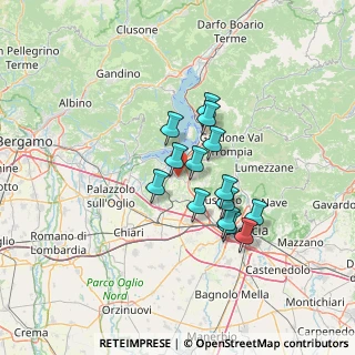 Mappa 25050 Provaglio d'Iseo BS, Italia (10.205)