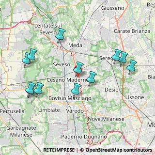 Mappa Via dei Mille, 20811 Cesano Maderno MB, Italia (4.3)