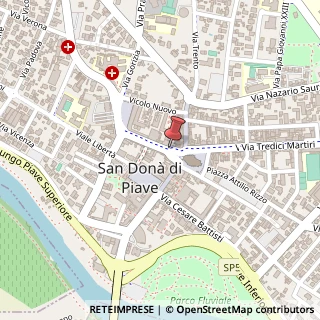 Mappa Piazza Angelo Trevisan, 5, 30027 San Donà di Piave, Venezia (Veneto)