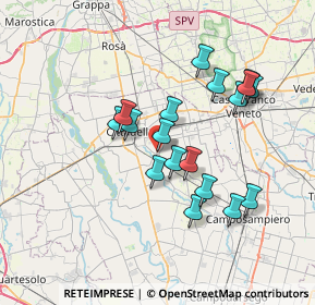 Mappa Via Leopardi G., 35019 Tombolo PD, Italia (6.28833)