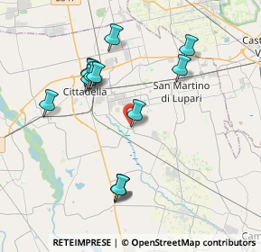 Mappa Via Leopardi G., 35019 Tombolo PD, Italia (3.78692)