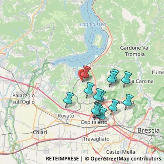 Mappa Via T. Edison, 25050 Provaglio d'Iseo BS, Italia (6.79154)