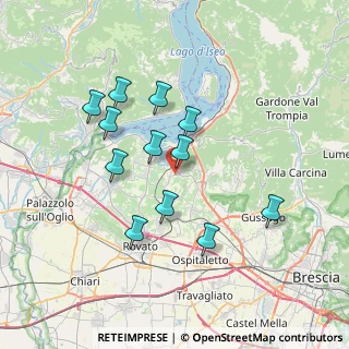 Mappa Via T. Edison, 25050 Provaglio d'Iseo BS, Italia (6.47667)