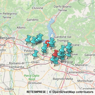 Mappa Via T. Edison, 25050 Provaglio d'Iseo BS, Italia (10.6075)