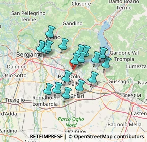 Mappa Via Valle, 25031 Capriolo BS, Italia (10.7565)
