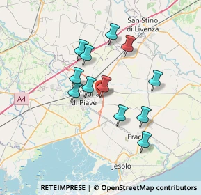 Mappa Via Kennedy, 30027 San Donà di Piave VE, Italia (5.85417)