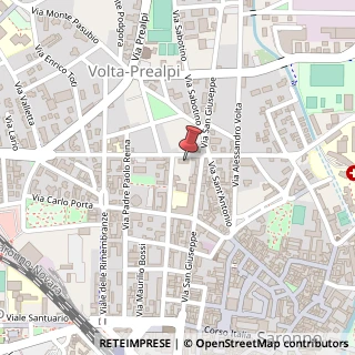 Mappa Via Angelo Volonterio, 6, 21047 Saronno, Varese (Lombardia)