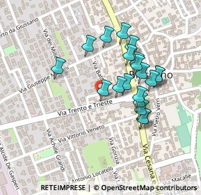 Mappa Via Giacomo Matteotti, 20853 Biassono MB, Italia (0.199)