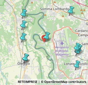 Mappa Via Volta Alessandro, 21010 Vizzola Ticino VA, Italia (5.12909)