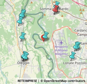 Mappa Via Volta Alessandro, 21010 Vizzola Ticino VA, Italia (4.99267)