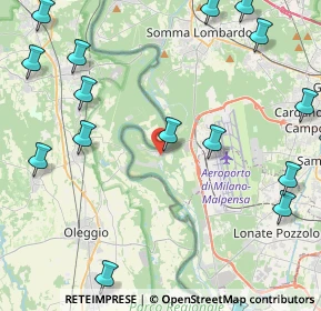 Mappa Via Volta Alessandro, 21010 Vizzola Ticino VA, Italia (6.546)