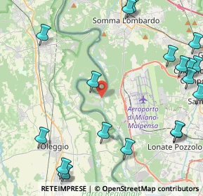 Mappa Via Volta Alessandro, 21010 Vizzola Ticino VA, Italia (6.1655)