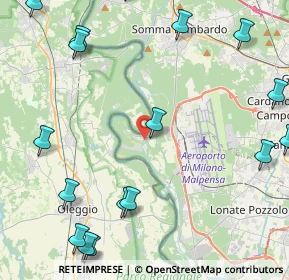Mappa Via Volta Alessandro, 21010 Vizzola Ticino VA, Italia (6.505)