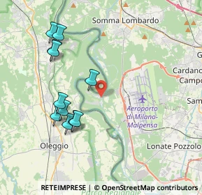 Mappa Via Volta Alessandro, 21010 Vizzola Ticino VA, Italia (3.99091)