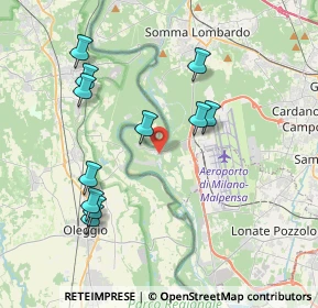 Mappa Via Volta Alessandro, 21010 Vizzola Ticino VA, Italia (3.92545)
