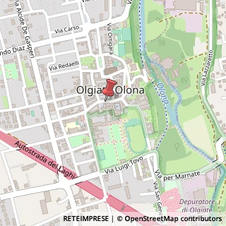 Mappa Via Cavour,  25, 21057 Olgiate Olona, Varese (Lombardia)