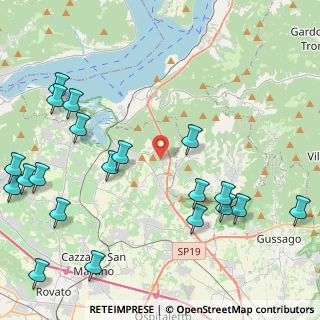 Mappa Via Don Bettoni, 25050 Provaglio d'Iseo BS, Italia (5.7405)