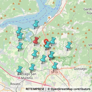 Mappa Via Don Bettoni, 25050 Provaglio d'Iseo BS, Italia (3.69625)