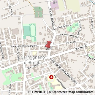 Mappa Via Giuseppe Verdi, 2, 35010 Carmignano di Brenta, Padova (Veneto)