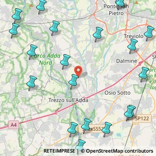 Mappa Strada Provinciale, 24042 Capriate San Gervasio BG, Italia (6.5845)