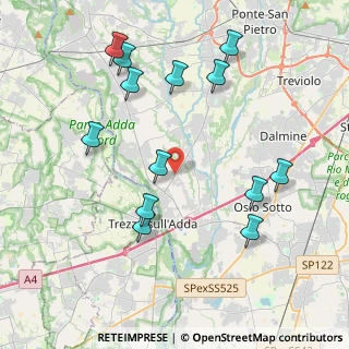 Mappa Strada Provinciale, 24042 Capriate San Gervasio BG, Italia (4.35462)