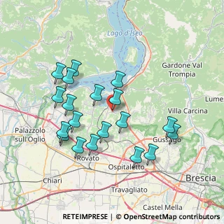 Mappa Via Lamosa, 25050 Provaglio d'Iseo BS, Italia (7.20421)
